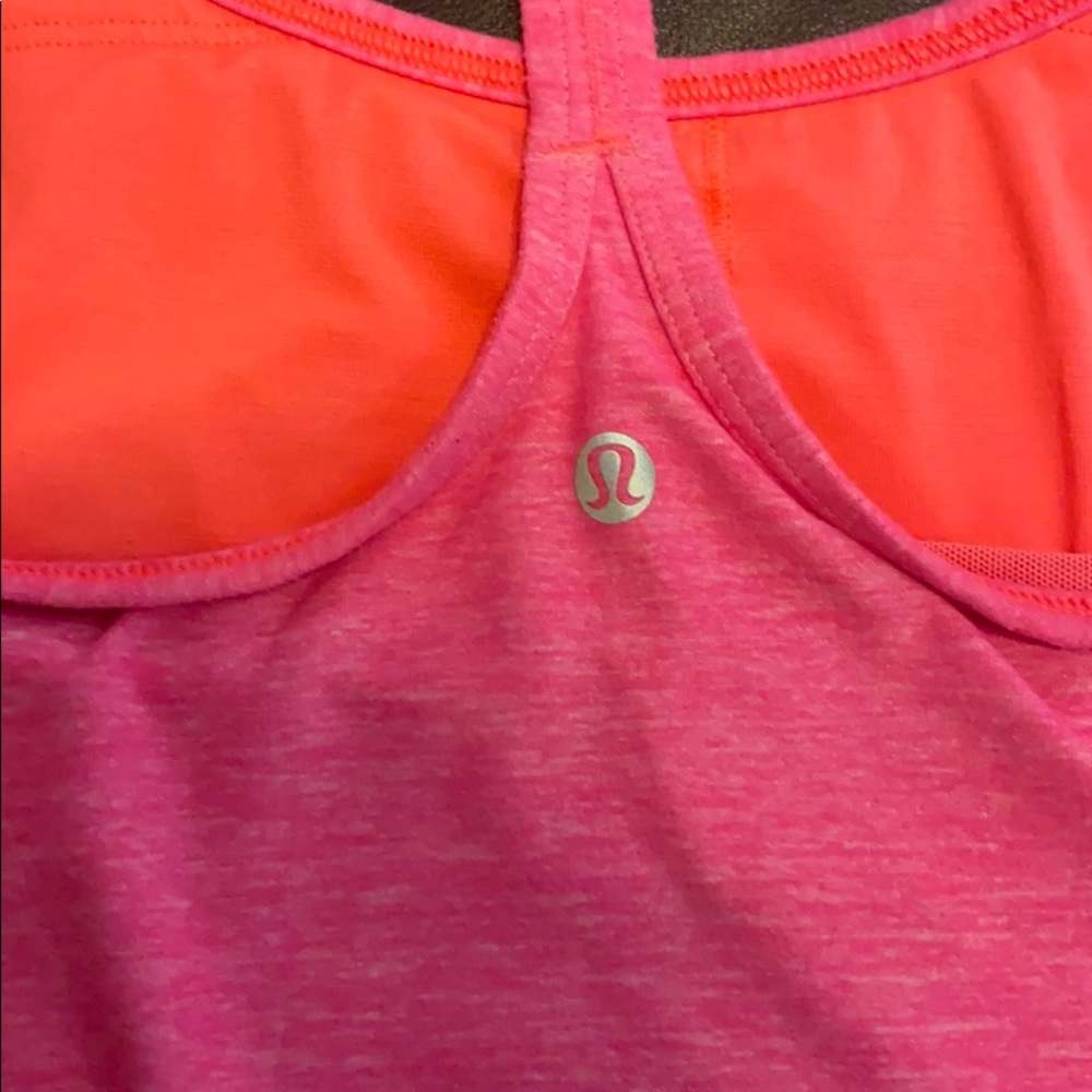 Lululemon Power Y Tank Pink - Picture 3 of 4